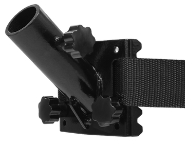 Hunters Specialties HS-BB-LH Limb Hanger Bow Holder w/ 70" Tree Strap & T-Post Adaptor - Black