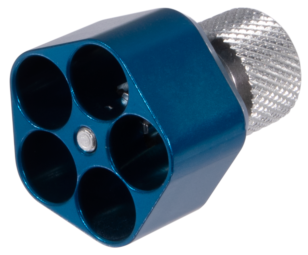 Pachmayr 02650 Competition Speedloader Aluminum Blue for S&W J Frame 5-Rd
