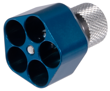 Pachmayr 02650 Competition Speedloader Aluminum Blue for S&W J Frame 5-Rd