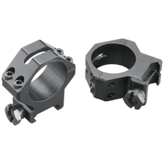 Weaver Mounts 48365 Four-Hole Skeleton Rings 30mm Medium Matte Black