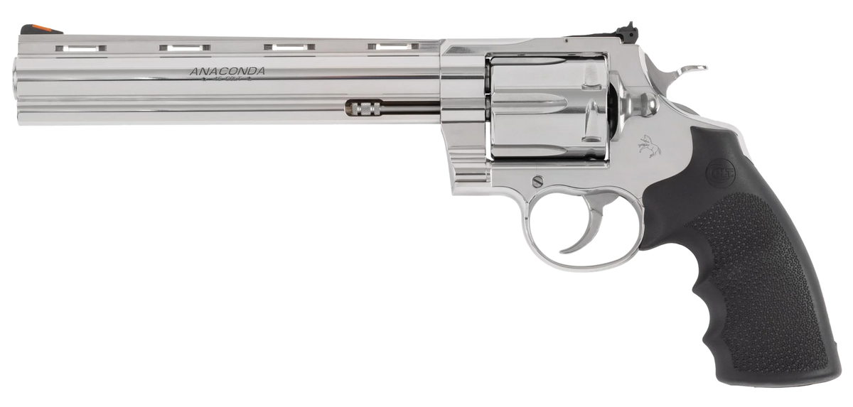 Colt Mfg Anaconda 45 Colt 8" 6rd DA/SA Stainless Revolver