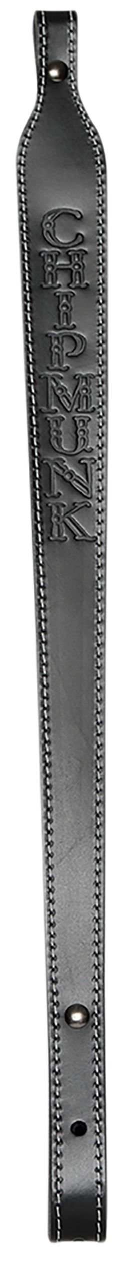 Chipmunk 80020 Black Leather Adjustable Rifle Sling