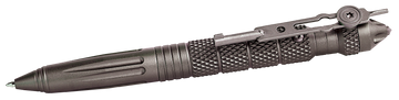Uzi Accessories Tactical Pen 6" Gun Metal Aluminum Glass Breaker/Cuff Key