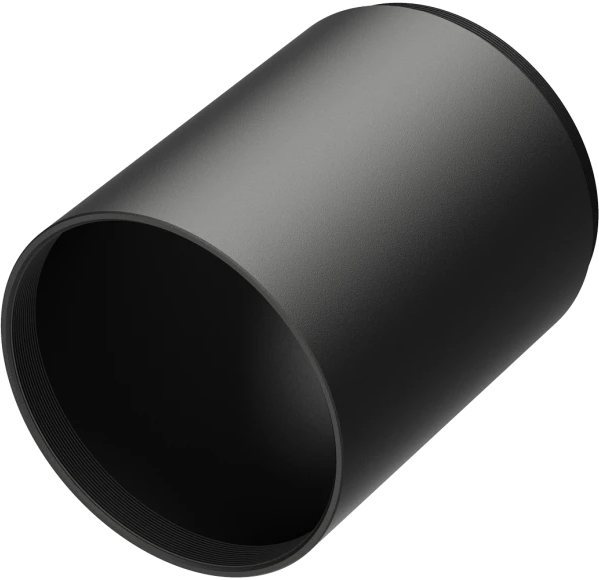 Leupold Alumina Lens Shade 50mm Objective 3" Screw-On - Matte Black