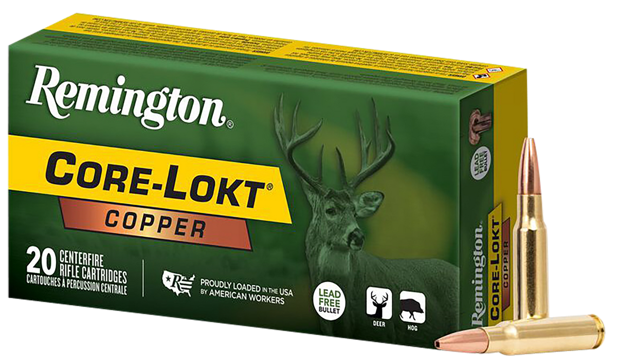 Remington Ammunition Core-Lokt Copper 308 Win 150gr Copper Hollow Point - Box or Case