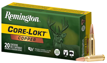 Remington Ammunition Core-Lokt Copper 308 Win 150gr Copper Hollow Point - Box or Case