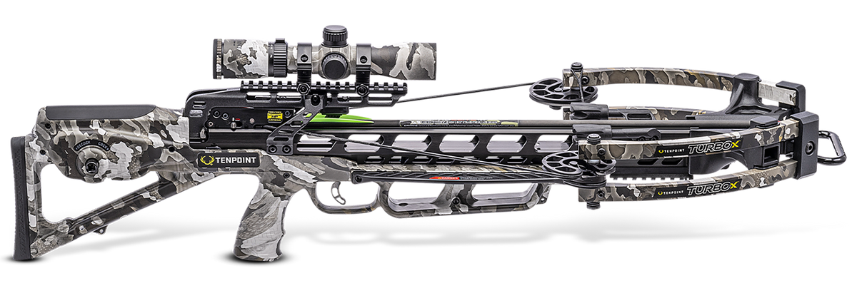 TenPoint Turbo X Vektra Camo Crossbow 230 lb 33.25" 415 FPS - Rangemaster 100 Package