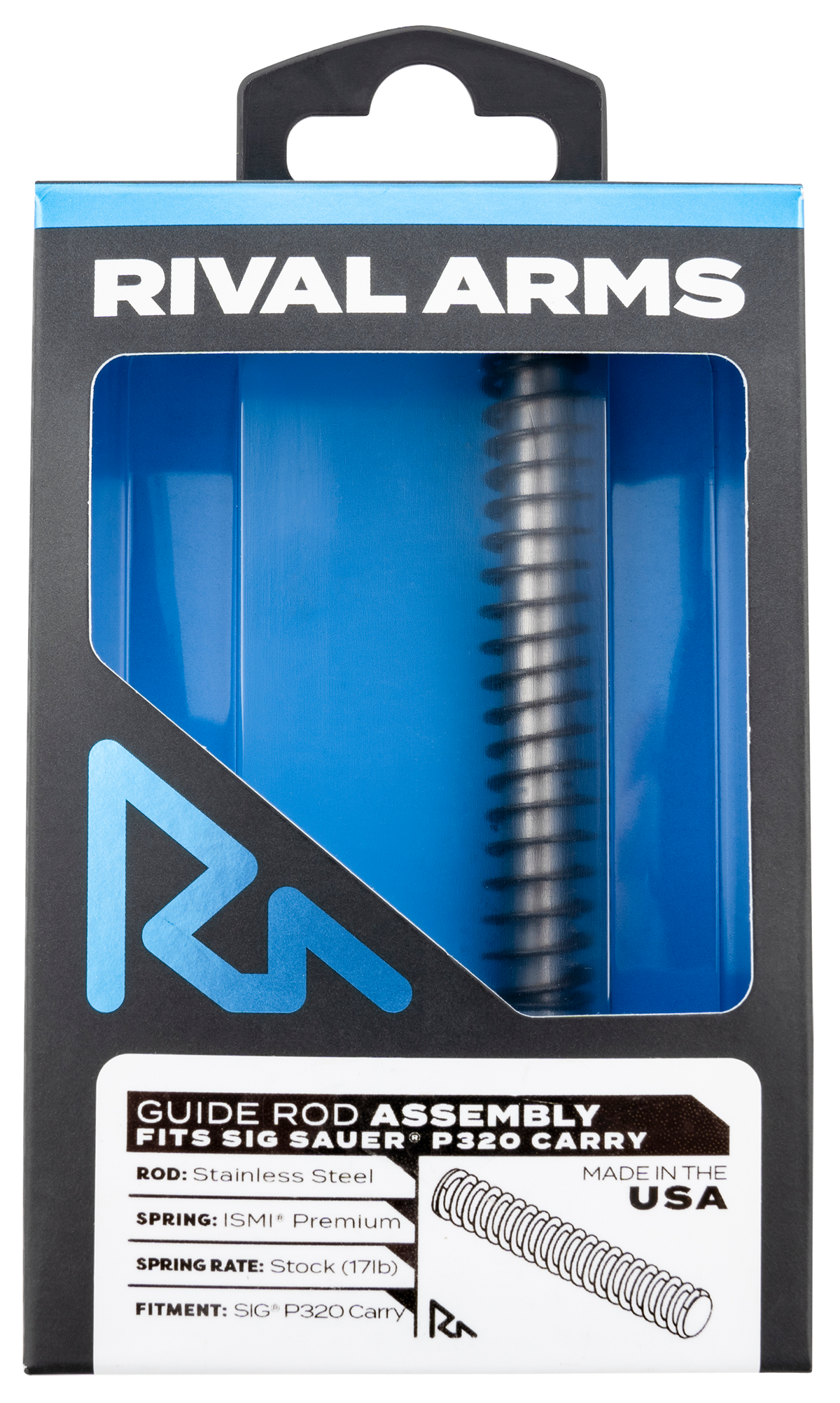 Rival Arms Guide Rod Assembly Stainless Steel for Sig P320 Carry