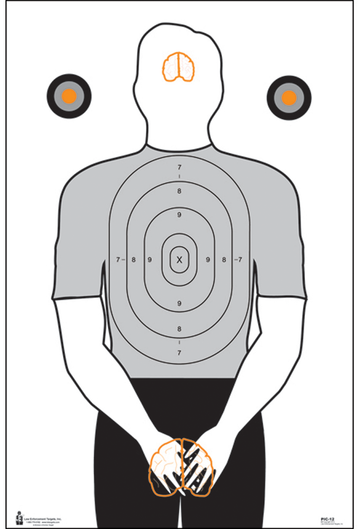 Action Target PIC-12 Politically Incorrect Silhouette Paper Hanging Target 23" x 35" 100 Per Box