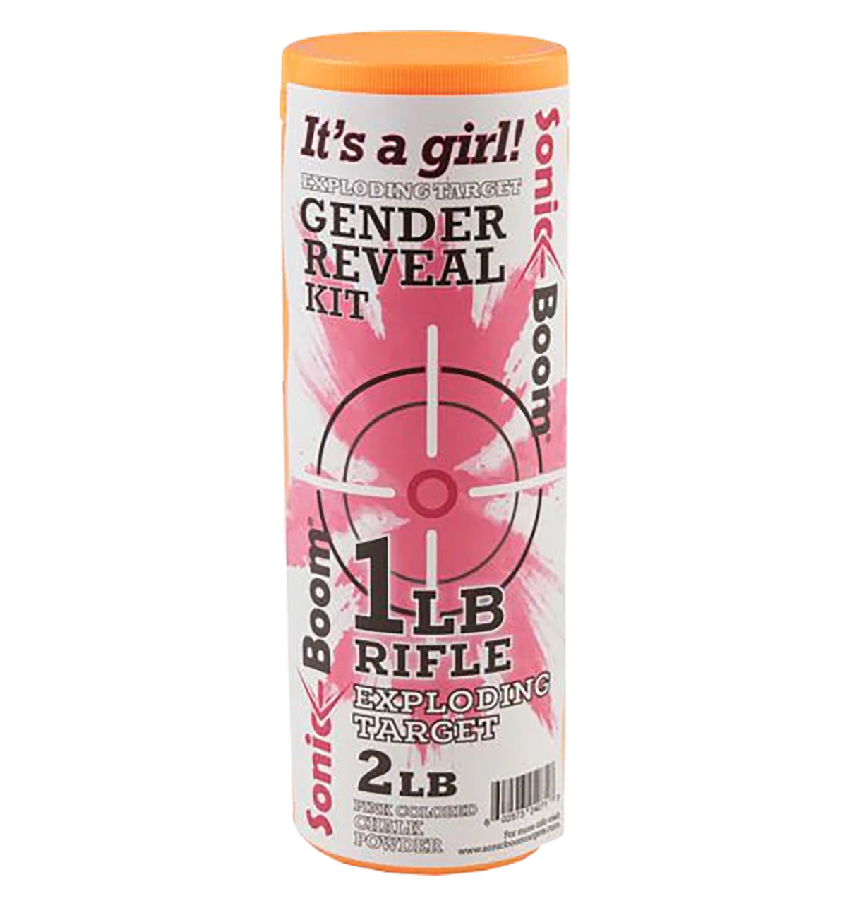 Sonic Boom/Jerent SBTGRGIRL Exploding Gender Reveal Target Kit 1 lb - Girl