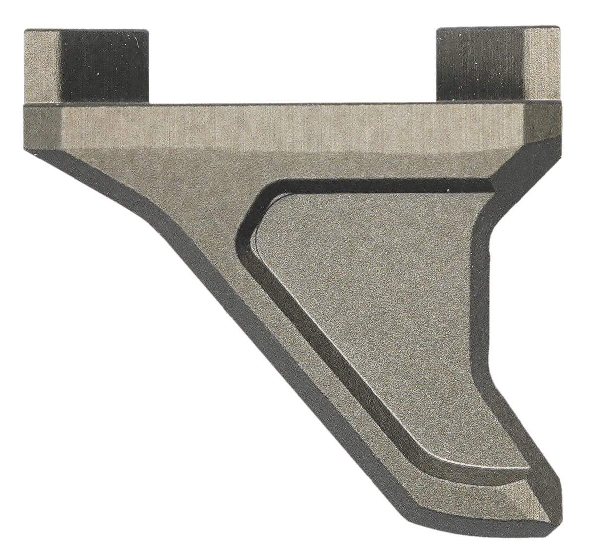 Q LLC Deluxe Q-Sert Barricade Stop Small Silver Anodized Aluminum