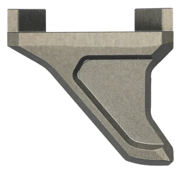 Q LLC Deluxe Q-Sert Barricade Stop Small Silver Anodized Aluminum