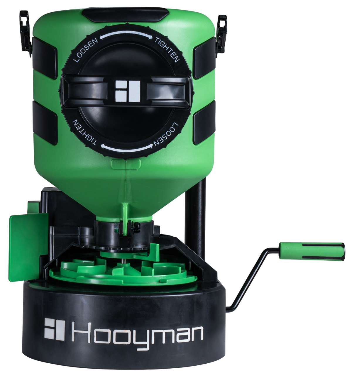 Hooyman 1135909 Manual Chest Spreader 35 lb Broadcast Chest Mount Seed Spreader
