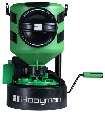 Hooyman 1135909 Manual Chest Spreader 35 lb Broadcast Chest Mount Seed Spreader