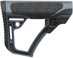 Daniel Defense OEM AR-15 Collapsible Buttstock 6-Position Glass Reinforced Polymer - Tornado Gray