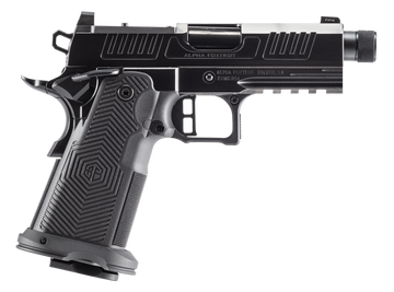 Alpha Foxtrot AF1911 Romulus 9mm Luger 3.5" 20+1 Semi-Auto Pistol - Black DLC