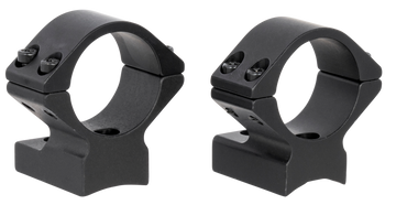Talley 930765 Scope Mount/Ring Combo 1" Tube Winchester XPR Low Rings 0 MOA Black Anodized