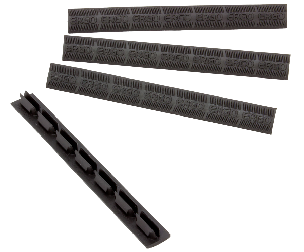 Ergo 4332BK WedgeLok M-LOK Slot Cover Black Rubber 4-Pack