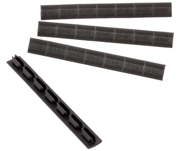 Ergo 4332BK WedgeLok M-LOK Slot Cover Black Rubber 4-Pack