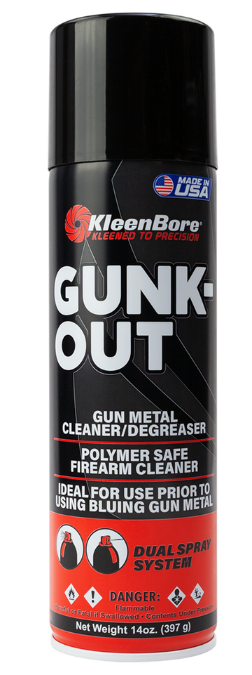 Kleen-Bore Gunk-Out Gun Metal Cleaner/Degreaser 14 oz Aerosol