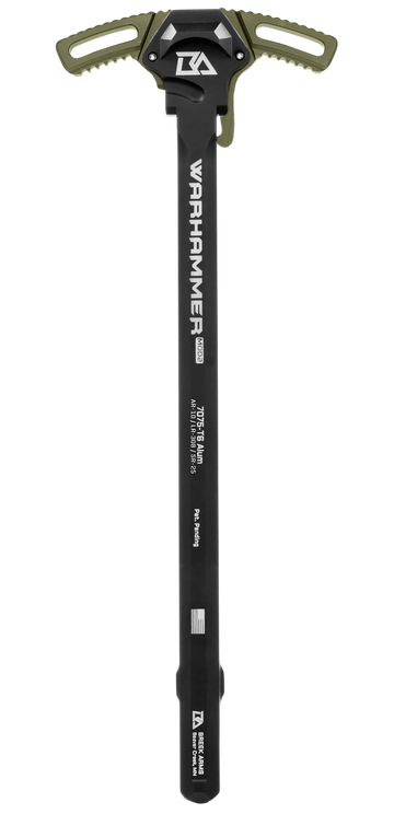 Breek Arms Warhammer Mod2 AR-10/LR-308 7075-T6 Ambidextrous Charging Handle - OD Green