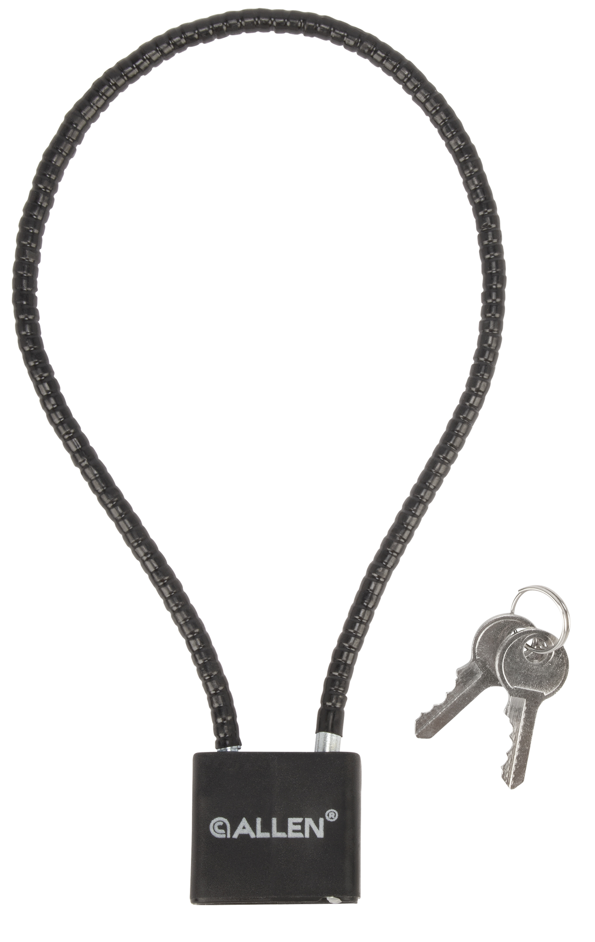 Allen 15414 Cable Gun Lock 15" Black Stainless Steel - Handgun/Rifle/Shotgun