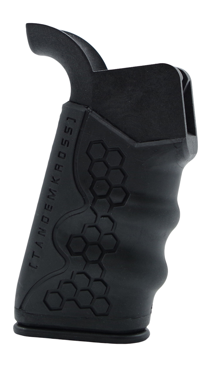 Tandemkross HiveGrip AR-15 Pistol Grip Black Rubber with Beavertail