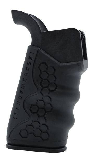 Tandemkross HiveGrip AR-15 Pistol Grip Black Rubber with Beavertail