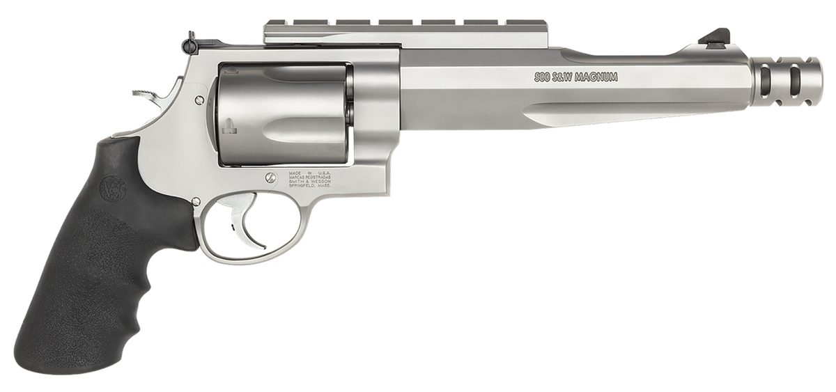 Smith & Wesson Model 500 Performance Center 500 S&W Mag 7.5" 5-Rd DA/SA Revolver w/ Muzzle Brake - CA Compliant