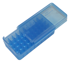 MTM Case-Gard P50SS4524 Side-Slide Ammo Box .45 ACP Multi-Caliber 50rd Clear Blue