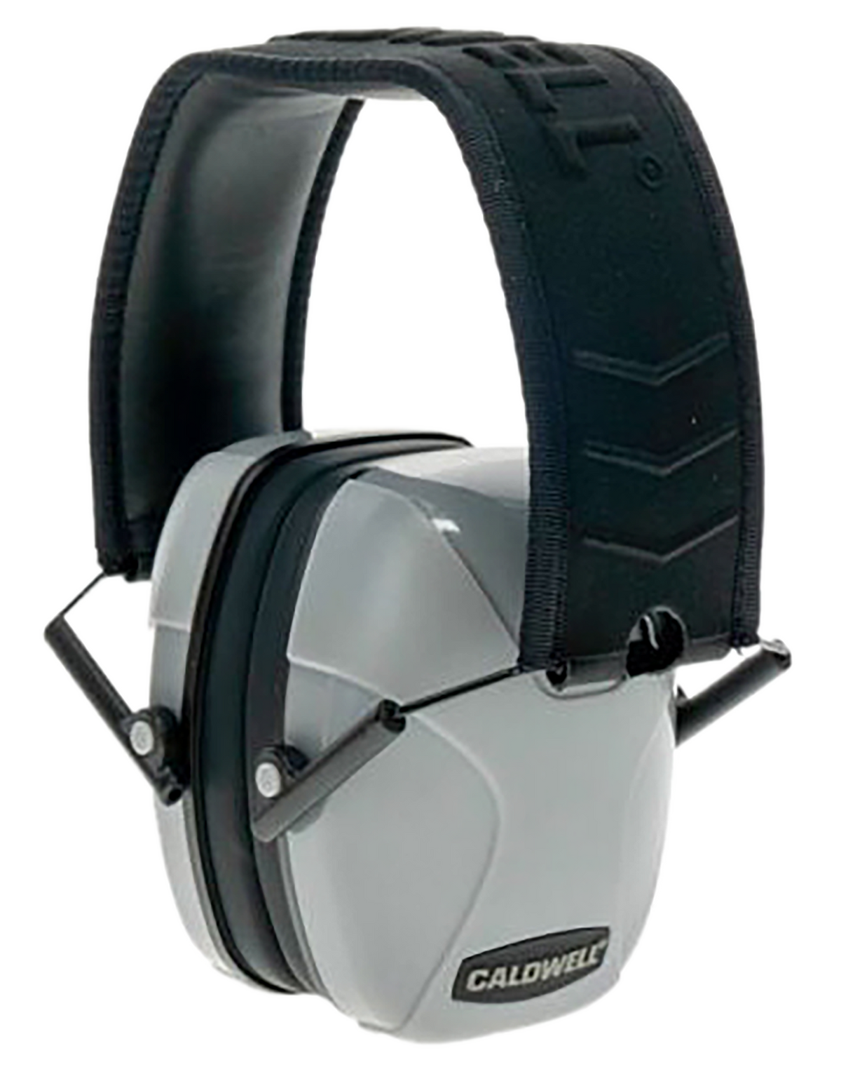 Caldwell Passive Low-Profile Earmuffs 24 dB NRR Over the Head Gray/Black