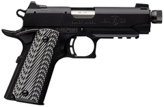 Browning 1911-22 Black Label Compact SR 22 LR 4.25" 10+1 SAO Pistol - Threaded Barrel