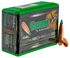 Sierra Tipped GameKing 6.5 Creedmoor 130gr HPBT Reloading Bullets - 50/Box