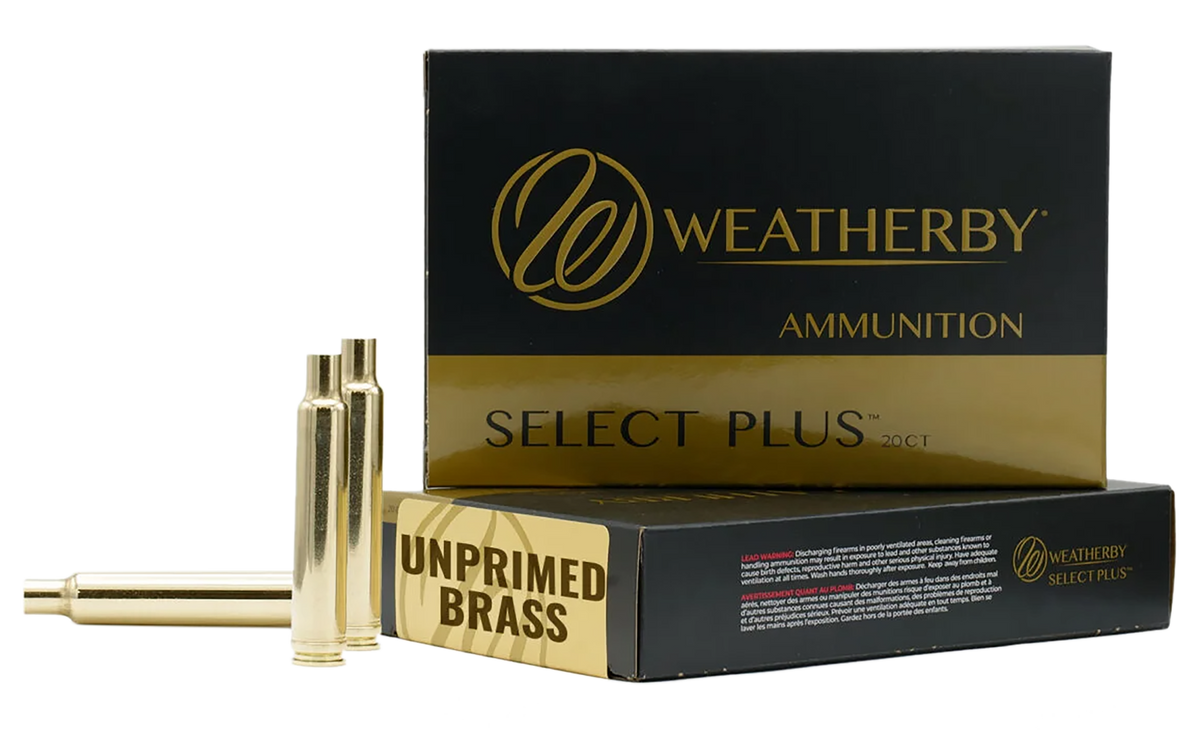 Weatherby Select Plus 338 WBY RPM Rifle Brass - 20/Box