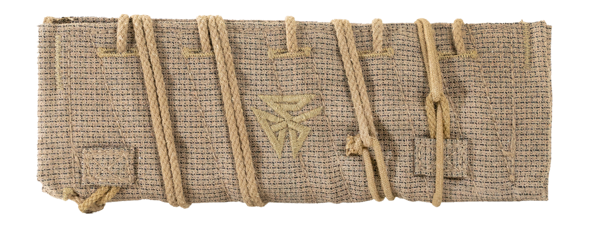 Burn Proof Gear Flow Suppressor Cover Heavy 4.5"x1.6" 5.56/6K - FDE