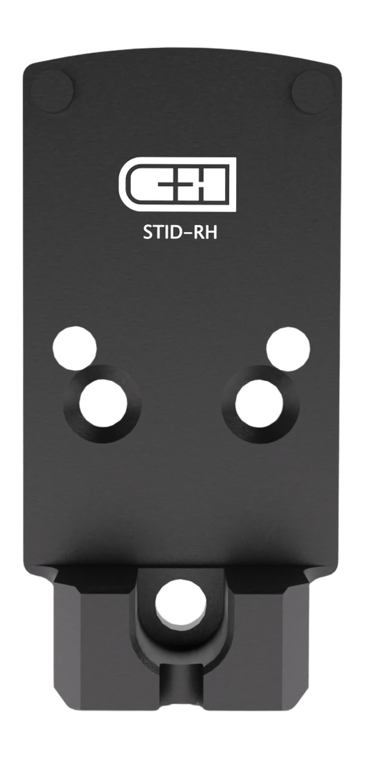 C&H Precision STID-RH Staccato Duo Low Witness Optic Adapter Plate - Trijicon RMR / Holosun Footprint