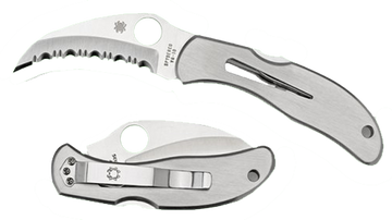 Spyderco C08S Harpy 2.75" VG-10 Hawkbill Serrated Folding Knife