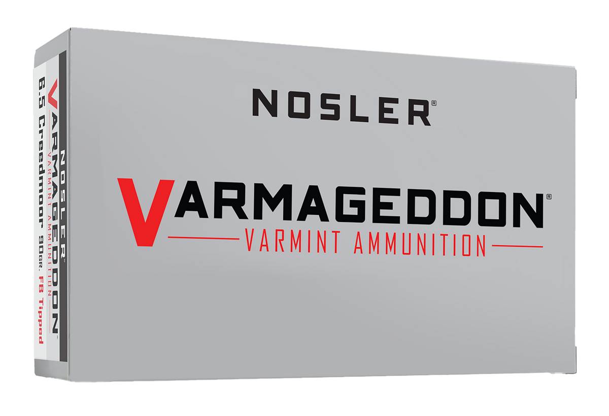 Nosler Varmageddon 6.5 Creedmoor 90gr Flat Base Tipped - Box or Case