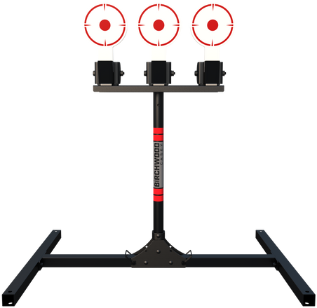 Birchwood Casey 3TPR 3-Plate Plate Rack 6" AR500 Steel Standing Auto-Reset Target