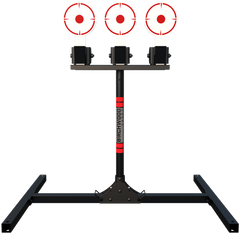 Birchwood Casey 3TPR 3-Plate Plate Rack 6" AR500 Steel Standing Auto-Reset Target