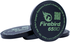 Firebird USA 65BIO 65mm Reactive Detonating Target - White Smoke - 10 Pack