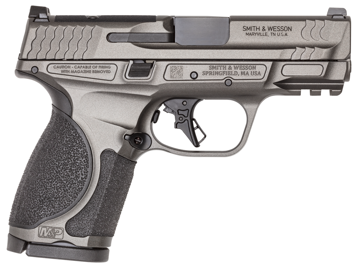 Smith & Wesson M&P9 M2.0 Metal Compact 9mm Luger 3.6" 15+1 Pistol - Tungsten Gray Cerakote
