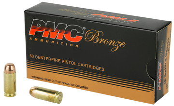 PMC 40D Bronze 40 S&W 165 gr Full Metal Jacket 50 Bx/20 Cs - Box or Case