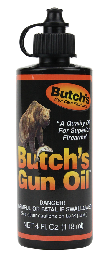 Butchs 2948 Bench Rest Gun Oil 4 oz Squeeze Bottle