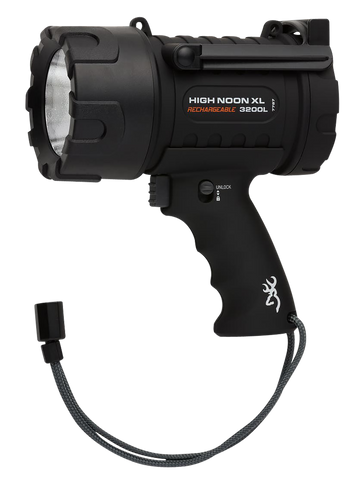 Browning High Noon XL Spotlight 100-3200 Lumens Black Polymer