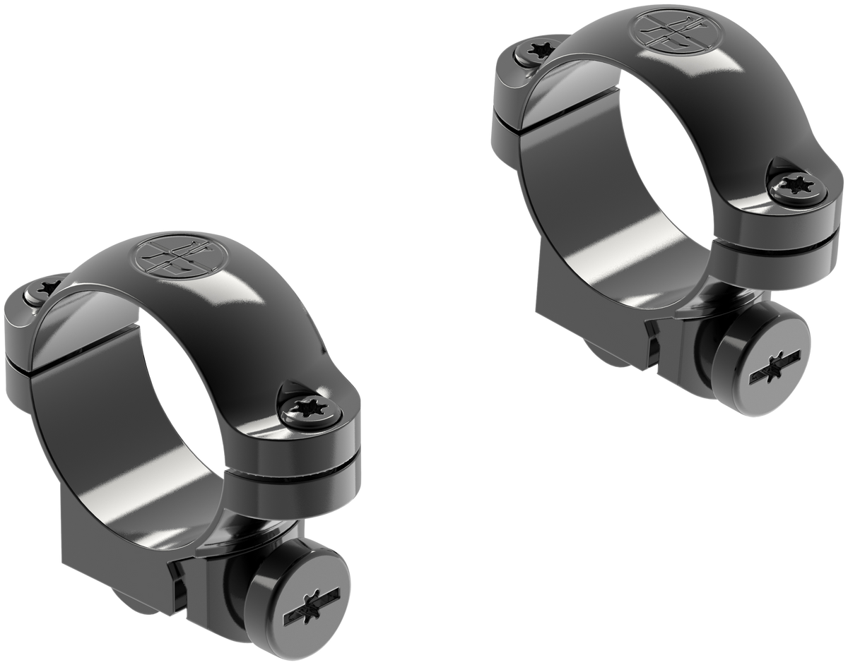 Leupold 49950 Ringmounts 30mm Low Gloss Black - Ruger No. 1 & 77/22