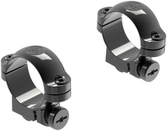 Leupold 49950 Ringmounts 30mm Low Gloss Black - Ruger No. 1 & 77/22