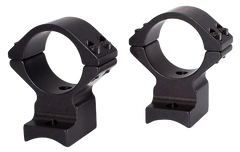 Talley 94X725 Scope Mount/Ring Combo 1" Tube Savage 110/A17/A22 AccuTrigger Medium Rings Extended - Black Anodized