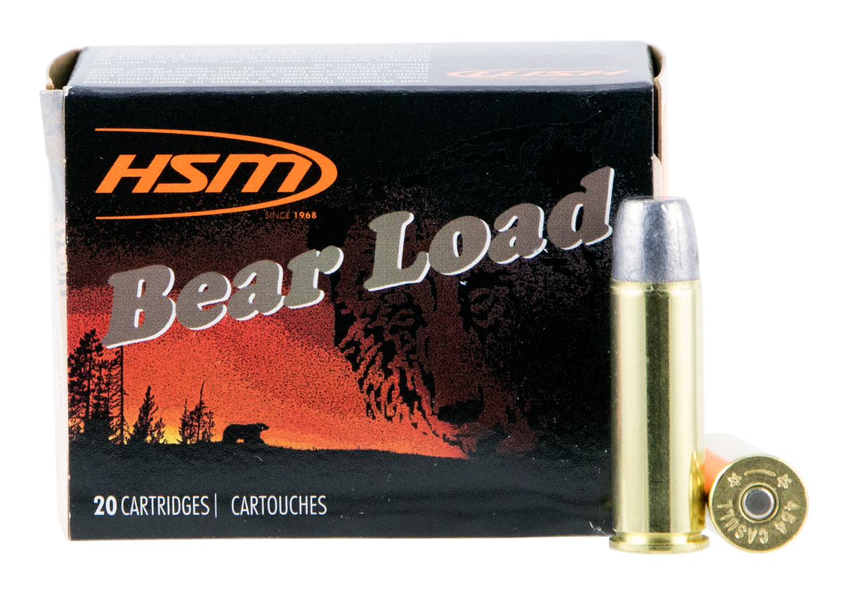 HSM Bear Load 454 Casull 325gr Wide Flat Nose 20 Rd - Box or Case