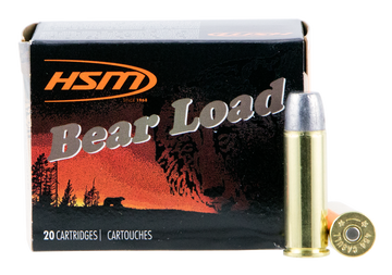 HSM Bear Load 454 Casull 325gr Wide Flat Nose 20 Rd - Box or Case